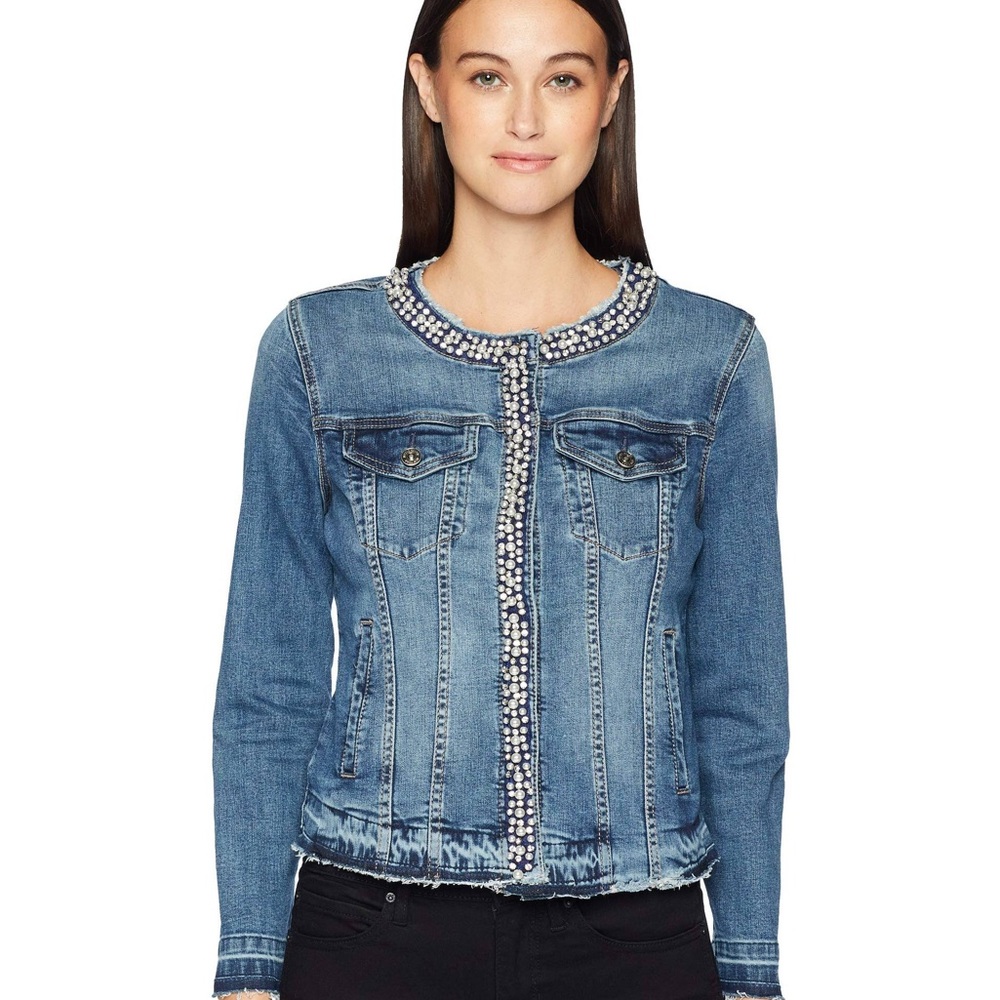 Chanel-y Denim Jacket by Nicole Miller - XL